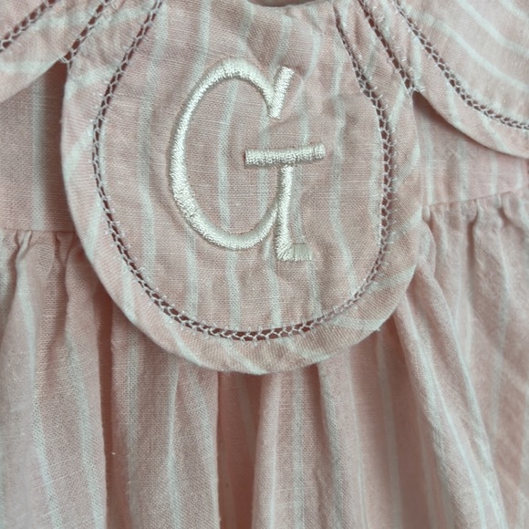 Sophie & Lucas Petal Collar Dress with G monogram sz 12m - Picture 4 of 5